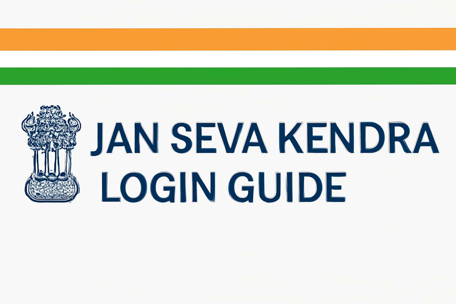 Jan Seva Kendra Login Guide